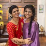Gabriella Charlton Instagram - A rare picture of me and maami 💫 My saree and blouse @sdduniqueboutique_97