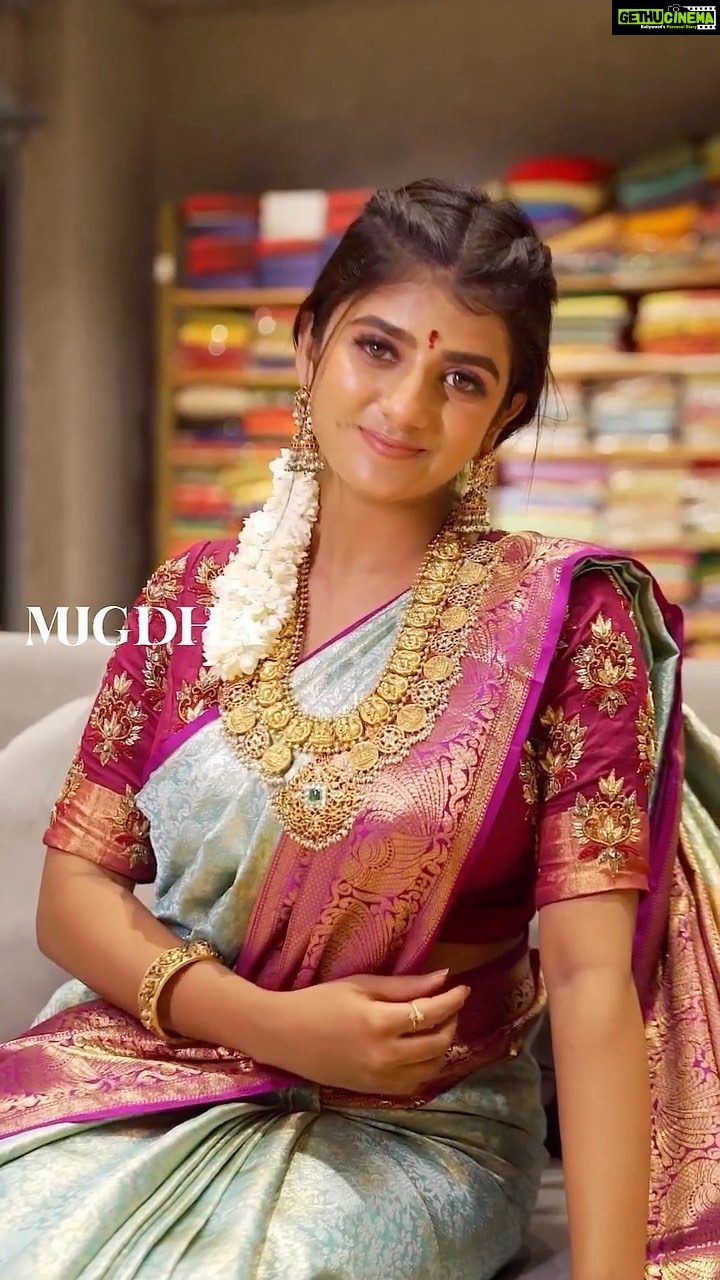 Gabriella Charlton Instagram - Experience the world of @mugdhaartstudio Brides, it’s your time to shine this wedding season with MUGDHA Silks! ✨ Chennai’s T. Nagar is now home to the biggest wholesale one-stop showroom for all your bridal needs! Featuring the largest collection of Kanjeevaram silk sarees, Mugdha has everything you need to make your big day brighter and more beautiful! Jewelry: @pavanmorjeweller Blouse from : @lakshitha_designer_studio #mugdha #mugdhasilks #mughdhaartstudio #silksarees #silks #silksareelove #chennai #nammachennai #wedmegoodsouth #chennaishopping #newstorealtert #newstore #mugdhabride #silksareeindia #silksareestore #silksareecollection #silksareeshopping #silksari #tnagar #saree #sareelove #sareefashion #sareedraping #sareelovers #sareecollection #bridalsarees #weddingsaree #southindianbrides #indianbrides