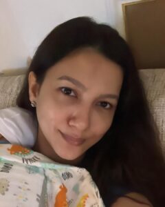 Gauahar Khan Instagram - So it’s past 12 am , past 1 day of my first Mother’s Day as a New MoM , n yes I didn’t have the energy to be glammed up for my first post as a Mother too , but boy , am I grateful!!!!!!! Alhamdulillah, for everything and everyone who made it sooooooooooo special for me . Just holding my baby is my best gift from Allah ! Allahumma baarik fihi . ❤️🙌🤲🏻 . Every year I wrote a post for all the mothers who have impacted my life , but the most special thing about 2023 Mother’s Day for me was my Mom wishing me happy Mother’s Day beta !!!! 😬😬😬 #circleoflife . #nofilter #love