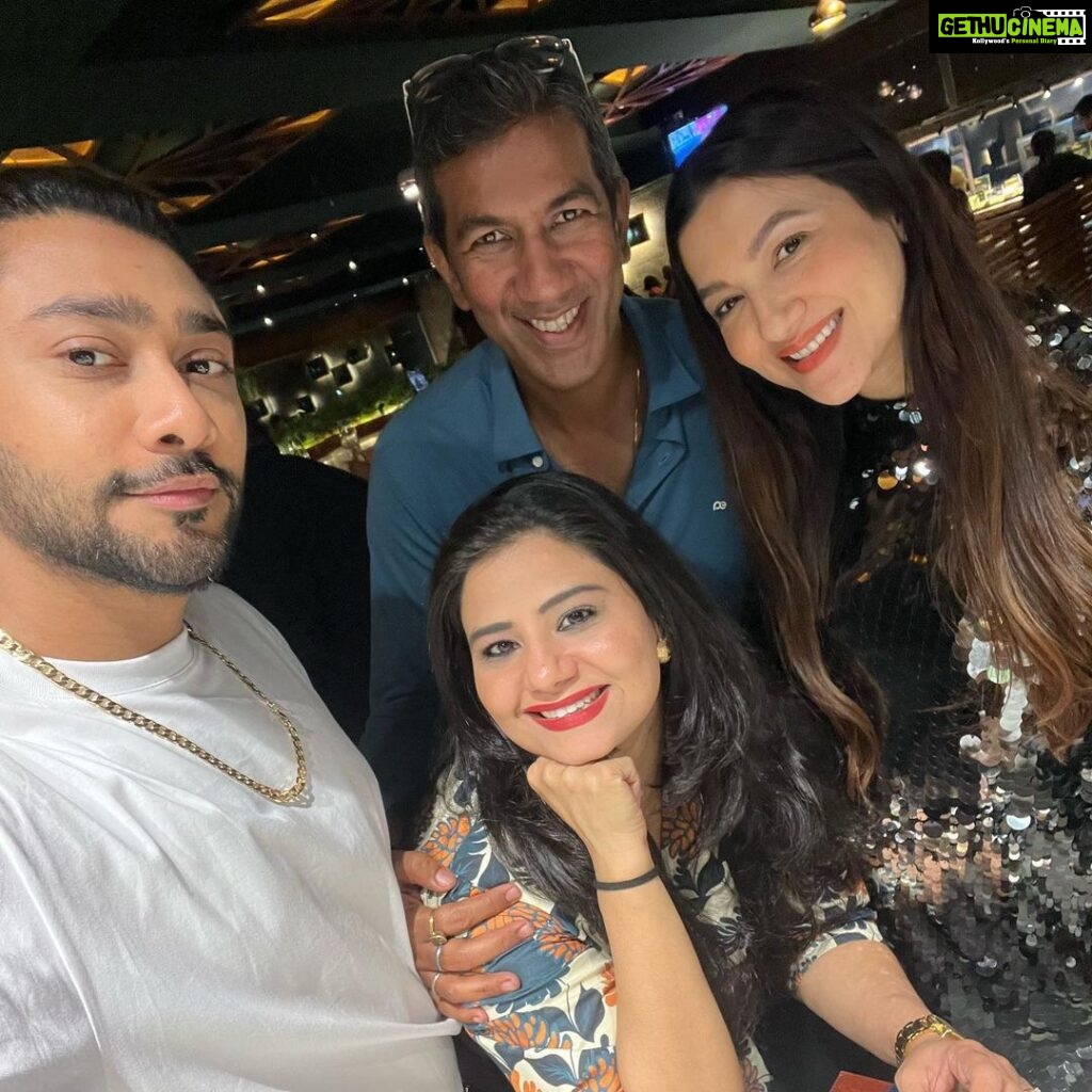 Gauahar Khan Instagram - Happiest 50th to a gem of a soul ! @shaju7 . May the almighty bless you with the best of everything shaja. health wealth happiness and success of your kids in the future too ! Ameen . 💛🌺🎂 you are loving , mature , kind , a great father and a loyal n loving husband. God bless always. Shine on to another 50 . Ameen . 😇 love you ! Mumbai, Maharashtra