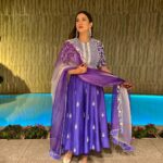 Gauahar Khan Instagram - Salaame ishq meri Jaan …… 💜 #surat #desi #momtobe Ma sha Allah! Outfit : @dishamuchhala Jewellery : @lasolitairejewellery Styling : @devs213 Assisted by @krutikaa_sharma Surat Marriott Hotel
