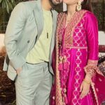 Gauahar Khan Instagram - Pyaar 💞 My outfit : @gopivaiddesigns Stylist : @devs213 assisted by @krutikaa_sharma Zaids outfit : @azmaafashion Styling : @khanimran12