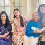 Gauahar Khan Instagram – The nicest , purest , most loving souls that I am blessed to have in my life ! ❤️ thank you @ushakakadeofficial ji and @komal_rohan_deshmukh for making my pregnancy so special! Love you ! 🌺 Mumbai, Maharashtra