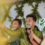 Gauahar Khan Instagram - To a loving soul ! Happy birthday @awez_darbar ! 💛🎂🌺 may all ur dreams come true and all your hardwork blesses u more ! Allah khush , sehatmand aur aabaad rakhein. Ameen . #throwback to our nikah day ♥️ #CutestJethji 😅 Mumbai, Maharashtra