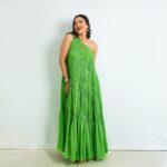 Gauahar Khan Instagram - 💚 Outfit: @swateesinghlabel Earrings: @ishhaara Styling : @devs213 Assisted by @krutikaa_sharma 📸 : @abhishek_rohilla_photography #mommytobe #workingit #green #alhamdulillah Ma sha Allah Delhi, India