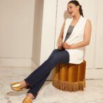 Gauahar Khan Instagram - This footwear brand has glamour with comfort! Do check it out @avarcapons.uae . Reasonable luxury footwear. To shop , click on link in bio ! I absolutely love it !