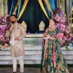 Gauahar Khan Instagram – My heart is filled , wearing one of my fave designers , from across the border , @mohsin.naveed.ranjha 💛! Soooooo grateful for this custom outfit for me ! 🌺 loads of love ! #royalty also it was sooooooo special to co-host with the amazing @yasir.hussain131 . We were so good together! God bless 💛
Jewellery: @mortantra
Styled : @devs213
Assisted by @krutikaa_sharma
#host #dubai #onlylove #mommatobe in sha Allah! Ma sha Allah Dubai, United Arab Emirates