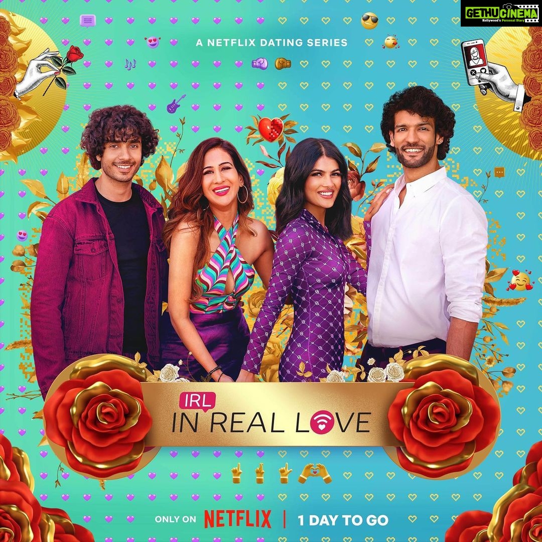 Gauahar Khan Instagram - It’s a match….or not! 1 day to go until these singles set out on a one-of-a-kind adventure 💘 #InRealLove releases tomorrow, only on Netflix! @gauaharkhan @rannvijaysingha @instaraghu @rajivlakshman @thechiraggkhatri @_ananyasrao_ @rohanarora4 @thesakshiguptaa @sifsehgal @vidushikaul @jagritijhaaa @shimonaasharma @dhruvsushilbarman @sarorahere @faisalkhan_____ @sahib.singh.lamba @prathamforeal