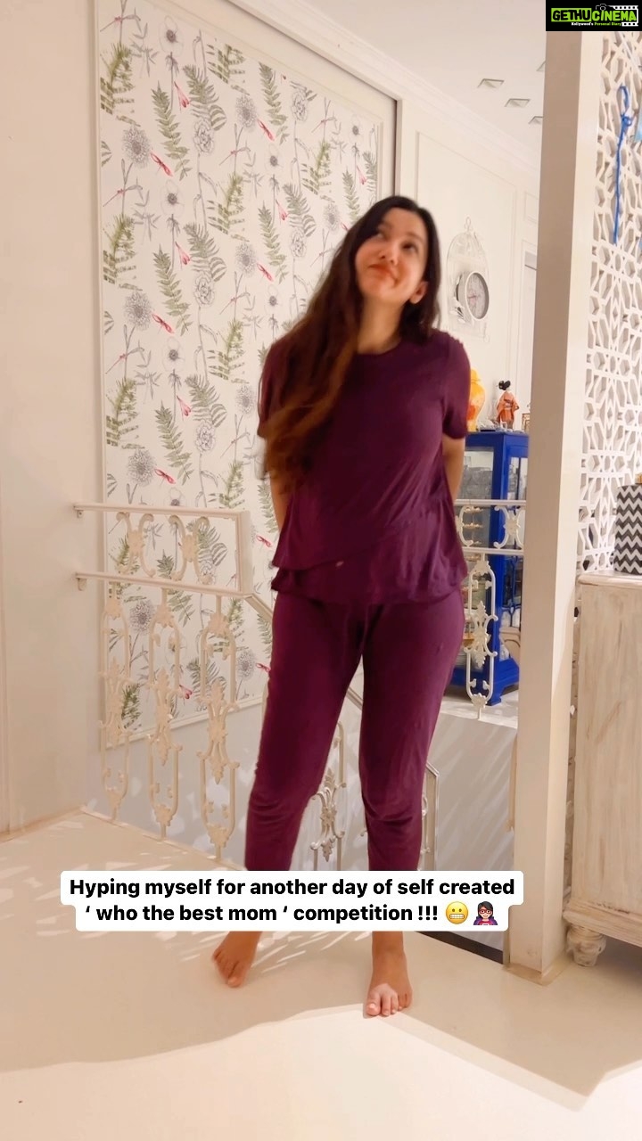 Gauahar Khan Instagram - Through the sleepless nights , the unbelievable sweat dripping thru parts of your body that u didn’t know existed, the no sense of what time it is , the fatigue , life can’t get any more beautiful! Alhamdulillah ♥️ sooooo grateful that I’m winning at this self created best mom competition all day , everyday ! Hehehe 😬 #yougotthis I’m sending my love to all #newmoms and old ones too 😝😘 #funny #trendingaudio #allahhummabarik