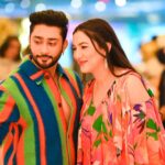 Gauahar Khan Instagram - A blessed day ! ♥️ #alhamdulillah Ma sha Allah #gaza🦋 #babyshower Decor: @laavaan_decor Event Curated By PR: @dinky_nirh My outfit : custom @mandirawirkhq @mandirawirk 💛 Earring : @anmoljewellers 📸 : @staticimages Mumbai, Maharashtra