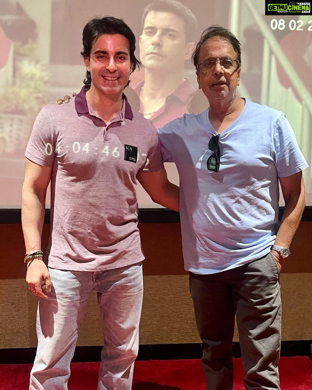 Gautam Rode Instagram - With my director Anant sir 🤗 @ananthmahadevanofficial #dubbing