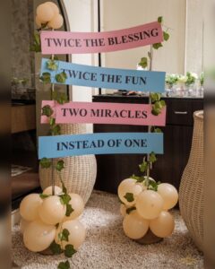 Gautam Rode Instagram - Overflowed with gratitude as we celebrated the arrival of our little babies ❤️

Event Designed & Curated By: @dinky_nirh
Decor: @karandoshievents
Cake: @rinkuamitgokarn
