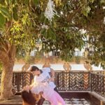 Gautam Rode Instagram - Grateful for all of life’s joys and miracles! 🌸🧿🧿🌸 #woreheelsafterreallylong #dance #babymoon #pregnant #bump #bumpstyle #memories #memoriesforlife #mommyanddaddy #love #babies