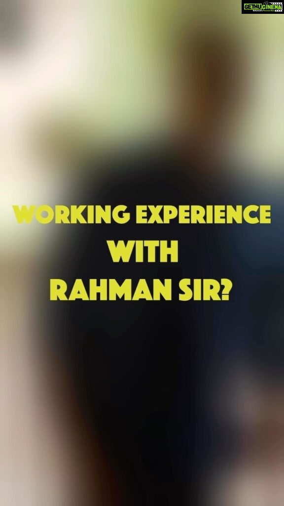 Gautham Menon Instagram - Rahman sir… #gvm21
