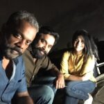 Gautham Menon Instagram – Late night shoot on a Mumbai skyscraper rooftop. 
With the beautiful Megha and ‘toughie’ Sasikumar on the final leg of ENPT.. Appreciate what you are doing for our film Sasi..