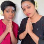 Gayathri Yuvraaj Instagram - Fun with my son 🤣🤣 #happytime #myson #funnyreels