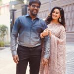 Gayathri Yuvraaj Instagram - 🦋🦋🦋 @mayon_by_subhathracouture @chennai_jazz @farhaa_makeupartist