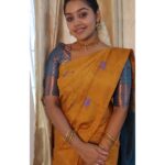 Gayathri Yuvraaj Instagram - Beautiful handloom saree @banana_sarees_manufacturer Traditional Jewellery @sukraa_designs