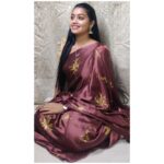 Gayathri Yuvraaj Instagram - Saree @sm_online_fashions #transition #sarreelove #positivevibes