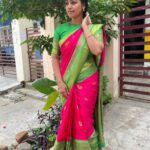 Gayathri Yuvraaj Instagram – VaraLakshmi Pooja wishes🙏🏻 May goddess Lakshmi bless all of us🙏🏻