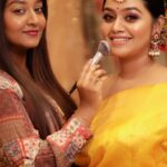 Gayathri Yuvraaj Instagram - My recent favourite & close to my heart shoot 🤌🏻 With my sweetheart akka and super talented actress @gayathri_yuvraaj ♥️ When i planned this shoot! I was more particular about the look and concept. Very subtle and at the same time boldly elegant look ✨ The perfect combination for the most prominent face 🌸♥️ Totally loved the look and thanks to my team 🫶🏻 Stay tuned for the Pictures :) @rhemas_bellezza_atelier TEAM: ORGANISED BY: @rhema_ashok MUA: @rhemas_bellezza_atelier HAIRSTYLIST: @thesareedrapistchennai JEWELLERY: @chennai_jazz SAREE: @diademstore.in BLOUSE: @j2fashions FLOWER: @reesribridalflowers DOP: @rangoli_photography @rangoli_the_artist_space