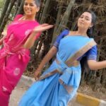 Gayathri Yuvraaj Instagram - #💃 With Thamarai @bavithraofficial @joshapp.tamil @officialjoshapp #joshmeinaaja