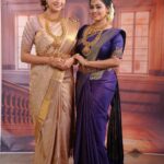 Gayathri Yuvraaj Instagram - Sometimes eyes smiles even if our heart is heavy 🌸🫶🏼🥰 - MUAH: @lakshana_priya_mua Saree: @pachaiyappas_silks Blouse: @lakshana_designer_studio Photos & videos: @studioc77 For: @malabargoldanddiamonds Chennai, India
