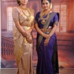 Gayathri Yuvraaj Instagram - Sometimes eyes smiles even if our heart is heavy 🌸🫶🏼🥰 - MUAH: @lakshana_priya_mua Saree: @pachaiyappas_silks Blouse: @lakshana_designer_studio Photos & videos: @studioc77 For: @malabargoldanddiamonds Chennai, India