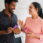 Gayathri Yuvraaj Instagram - Thank you for these beautifull Hand Stitched Card Holders…. @kaereslife Do check out their page @kaereslife P.c @vijay_senthil_vel