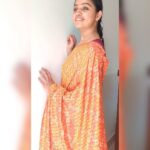 Gayathri Yuvraaj Instagram - Keep your face always toward the sunshine, and shadows will fall behind you.”😍 @saffron_clothing_