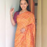Gayathri Yuvraaj Instagram - Keep your face always toward the sunshine, and shadows will fall behind you.”😍 @saffron_clothing_
