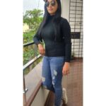 Gayathri Yuvraaj Instagram - Life is so cool when the attitude remains the way ... 🖤 #beyourself #happygirl😍 #ّ🖤