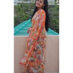 Gayathri Yuvraaj Instagram - 🧡 Saree @chettinad_sarees