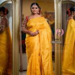 Gayathri Yuvraaj Instagram - ORGANISED BY: @rhema_ashok MUA: @rhemas_bellezza_atelier SAREE: @diademstore.in HAIRSTYLIST: @thesareedrapistchennai JEWELLERY: @chennai_jazz BLOUSE: @j2fashions FLOWER: @reesribridalflowers DOP: @rangoli_photography LOCATION: @diademstore.in