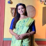 Gayathri Yuvraaj Instagram - Saree @chettinad_sarees Pc : my cutie 😍 @pranikadhakshu