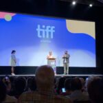 Geetu Mohandas Instagram - Remembering this moment .... “ This is an overwhelming feeling because my father brought me here 20 years back to Toronto as a landed immigrant with big dreams for his daughter and I wish he was alive to see that my film is world premiering in Toronto tonight “ ♥️ #Moothon #Tiff #Daddysgirl