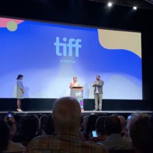 Geetu Mohandas Instagram - Remembering this moment .... “ This is an overwhelming feeling because my father brought me here 20 years back to Toronto as a landed immigrant with big dreams for his daughter and I wish he was alive to see that my film is world premiering in Toronto tonight “ ♥️

#Moothon #Tiff #Daddysgirl