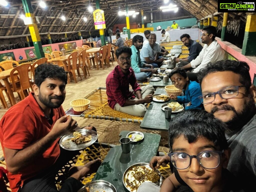 Ghibran Instagram - Dhaba, friends and family. No better way to end a long drive!