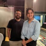 Ghibran Instagram - #Thunivu update #recording @manju.warrier Ma'am … Awesome session !!!