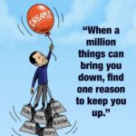 Ghibran Instagram - When a million things can bring you down, find one reason to keep you up. #dailythoughts #motivation