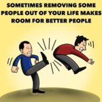 Ghibran Instagram - Sometimes removing some people out of your life makes room for better. #motivationalquotes #dailythoughts
