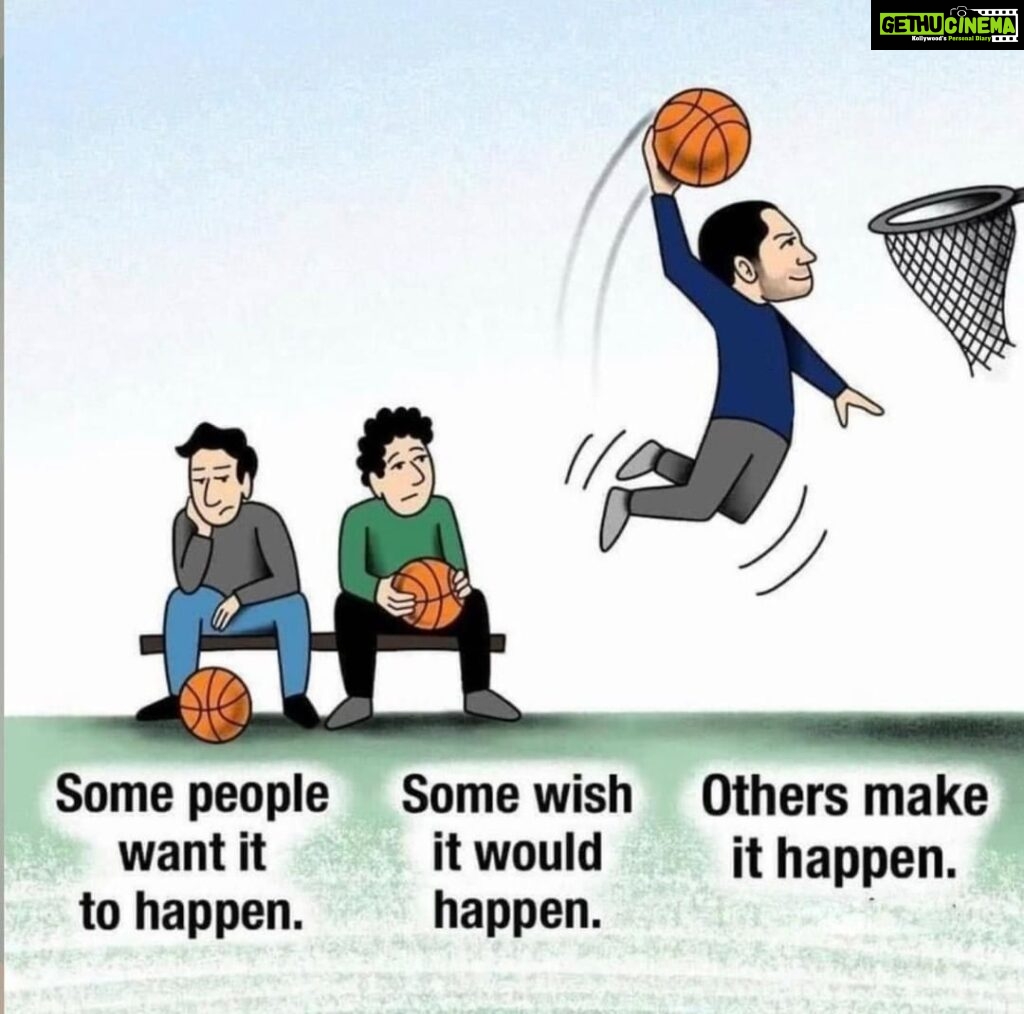 Ghibran Instagram - Some people want it to happen. Some wish it would happen. Others make it happen. #motivationalquotes #dailyquotes