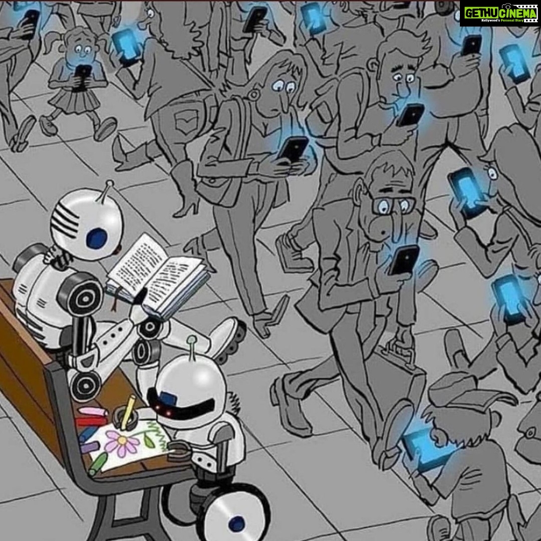Ghibran - 4.7K Likes - Hope we realise this sooner . And don't get carried away!
#AI #Robotics #Automation #humans #learning