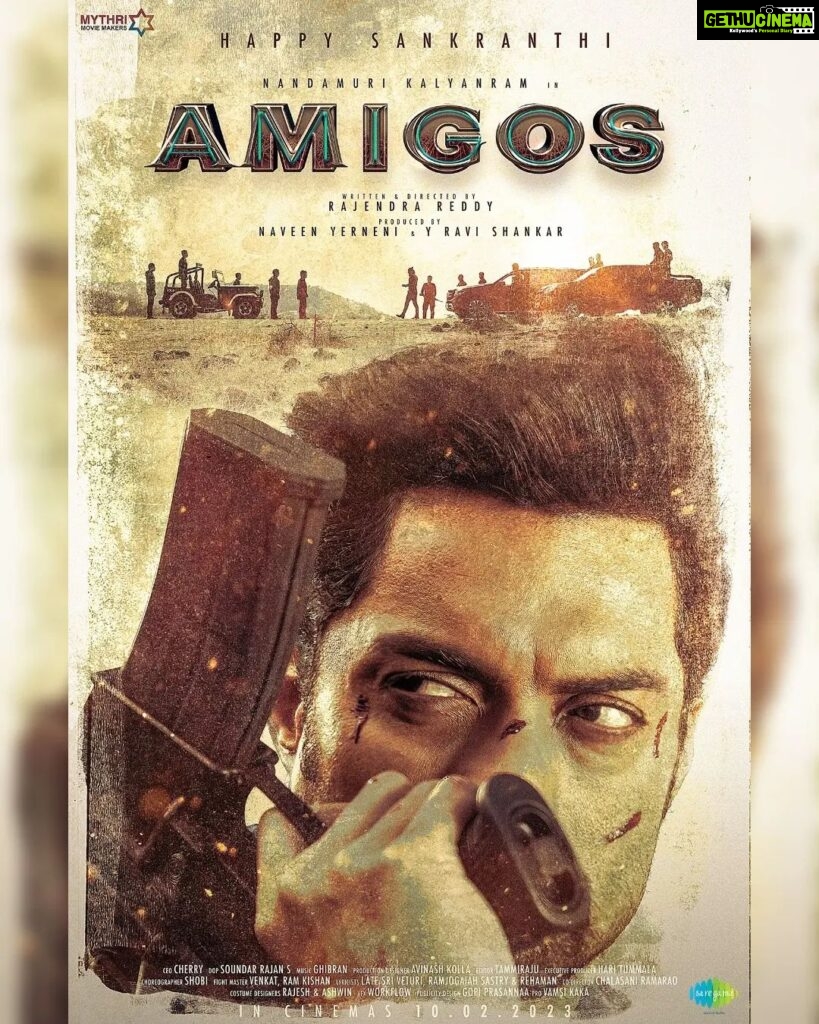 Ghibran Instagram - Team #Amigos wishes you all a very Happy and Prosperous Sankranthi ❤️❤️❤️ First Single Soon... In cinemas from Feb 10th 💥💥💥 @NANDAMURIKALYAN @AshikaRanganath #RajendraReddy @GhibranOfficial @MythriOfficial @saregamasouth