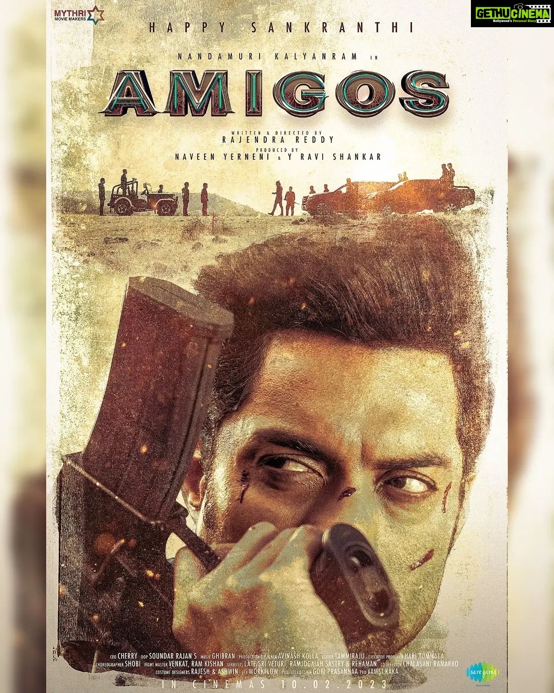 Ghibran - 3.6K Likes - Team #Amigos wishes you all a very Happy and Prosperous Sankranthi ā¤ļøā¤ļøā¤ļø
First Single Soon...
In cinemas from Feb 10th š„š„š„
@NANDAMURIKALYAN @AshikaRanganath #RajendraReddy @GhibranOfficial @MythriOfficial @saregamasouth