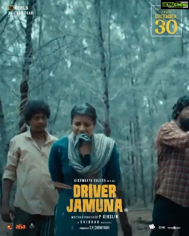 Ghibran Instagram - Get ready for the thrilling ride, #DriverJamuna from tomorrow in theatres worldwide. #DriverJamunaFromTomorrow @aishwaryarajessh @kinslinp #SPChowdry @18Reels_ @ghibranofficial @gokul_benoy @ahatamil @thinkmusicofficial @ahatamil