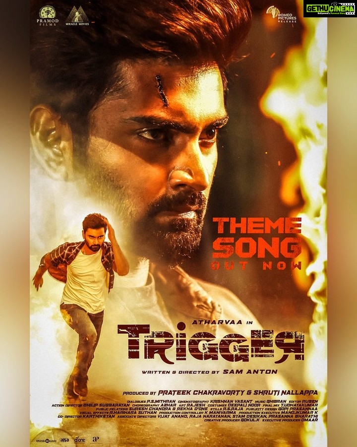 Ghibran - 3.7K Likes - Here is the #Themesong from #Trigger
ā¶ļøyoutu.be/0WQIjVBxrX8
An @samantondir Directorial
@pramodfilms @Miraclemoviesindia @prateekchakravorty @shruti.nallappa @itstanya_official @arunpandianc @ghibranofficial @livingstonruben @dhilipsubbarayan @rjvijayofficial @azhar.style @deepalinoor @gokulkrishnn @omaaroninsta
@gopiprasannaa @sureshchandraaoffl @DoneChannel1 @thinkmusicofficial