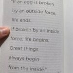 Ghibran Instagram – Great things always begin from the inside. 

#dailythoughts #motivation