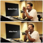 Ghibran Instagram - Before Food😠 After Food😋