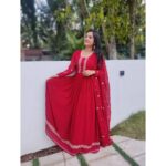Gopika Anil Instagram - Inspi (RED) 😋♥️ . Thankyou @_anufathima__ @reeja_thaha for designing me this beautiful red salwar ♥️ @evanshi_designs ♥️ Earing @evanshi_jewellers ♥️ . Pc @__keerthana_anil__ 😘 . #red #reddress #loveforred #salwar #evanshi #myattire #designed #redislove #boutique #live #letlive #picoftheday #pictureoftheday #inspired #beinspired #life #challanges #selflove #selflesslove